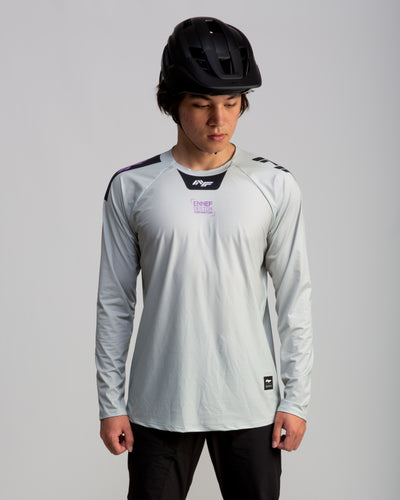 SVG Race Jersey - Cool Grey/Fireweed